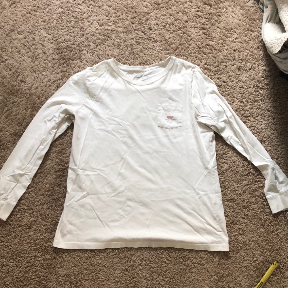 Vineyard vines white long sleeve T-shirt